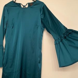 COPY - Greenish blue long sleeve dress